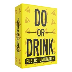 Do or Drink Public Humiliation - Ultimate Bar Game for Adults / 250 Cards / NIB